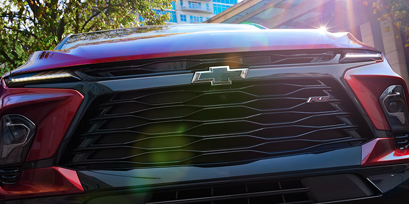 the front end of a 2025 Chevrolet Blazer
