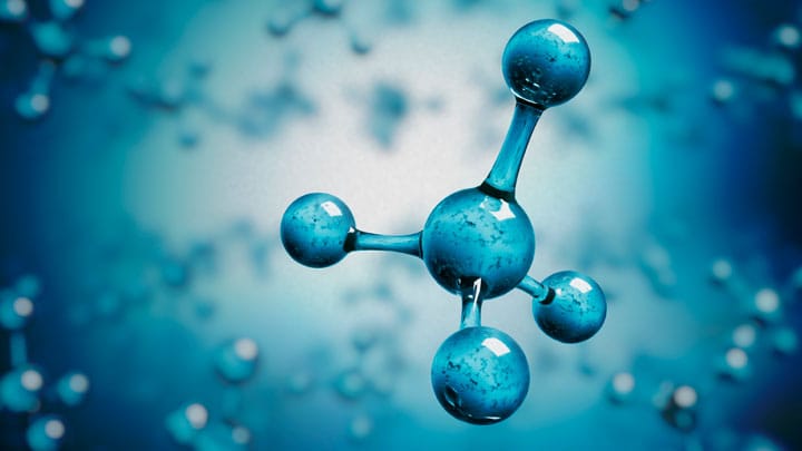 nitrogen molecule graphic
