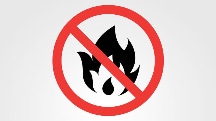 non-flammable graphic